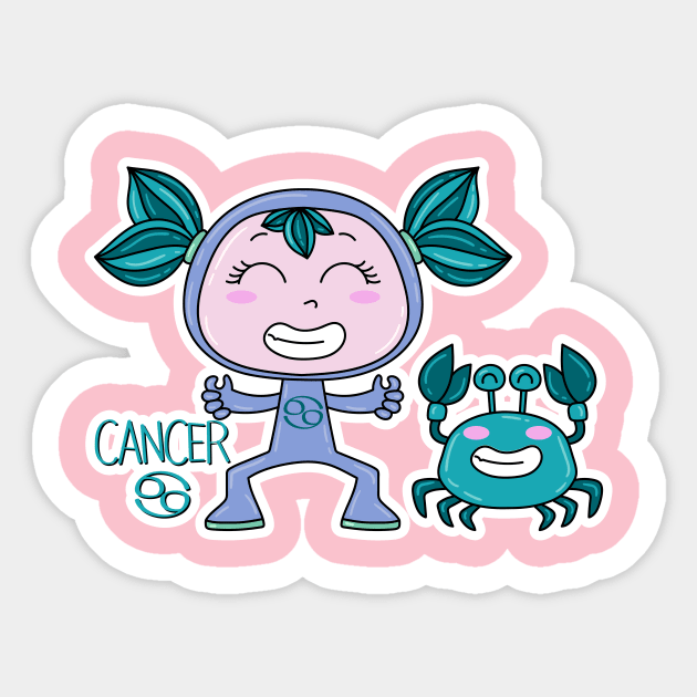 Little Cancer Sticker by JoanaJuheLaju1